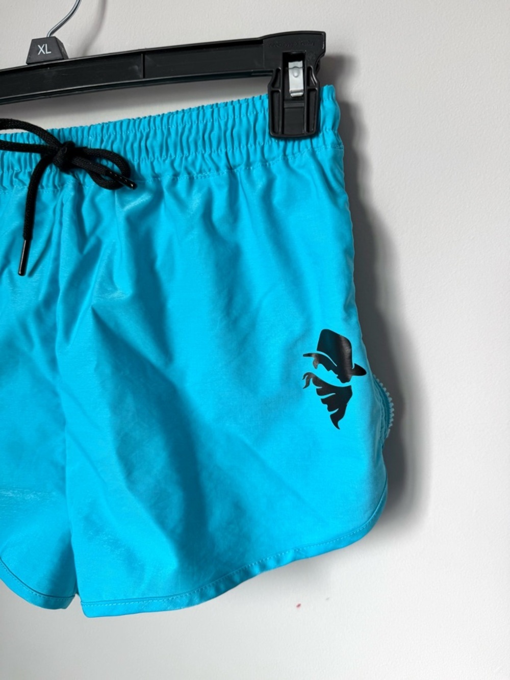Culprit Turquoise Women's Active Gym Lifting Shorts with Drawstring - Picture 2 of 5